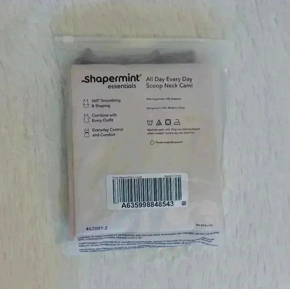 Shapermint essentials All Day Every Day Scoop Neck Cami #62001-2 - Picture 7 of 7